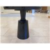 Image 5 : Round Black Side Table w/ Pedestal Base 28" Dia, 26"H (a few scratches on the top surface)