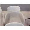 Image 13 : Qty 6 Molteni&C Wood Framed Chairs w/ Upholstered White Seat & Sides 22" x 16" x 32"H
