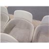 Image 14 : Qty 6 Molteni&C Wood Framed Chairs w/ Upholstered White Seat & Sides 22" x 16" x 32"H