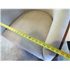 Image 8 : Curved Wood Framed Upholstered Lounge Chair 31" x 23" x 30"H