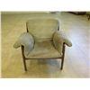 Image 2 : Fendi Wood-Framed Chair w/ Overstuffed, Geometric Cushions 41" x 21" x 37"H