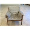 Image 2 : Fendi Wood-Framed Chair w/ Overstuffed, Geometric Cushions 39" x 21" x 37"H