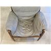 Image 4 : Fendi Wood-Framed Chair w/ Overstuffed, Geometric Cushions 39" x 21" x 37"H
