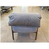 Image 8 : Fendi Wood-Framed Chair w/ Overstuffed, Geometric Cushions 39" x 21" x 37"H