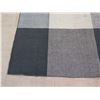 Image 3 : Black and White Geometric Area Rug 7'9" x 6' (stained)