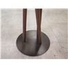 Image 7 : Tall Round Counter-Height Wooden Table w/ Metal Base, 24" Dia, 36" H