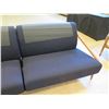 Image 3 : Potocco Spa (Made in Italy) Sofa w/ Slatted Teak Wood Back, 8 Feet Long