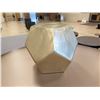 Image 1 : Small Geometric Accent Table, 16"H