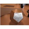 Image 3 : Small Geometric Accent Table, 16"H