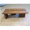 Image 2 : Wooden Coffee Table w/ Three Legs, 54" x 26" x 17" H