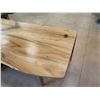 Image 11 : Papali Woodworks Monkeypod & Black Walnut Desk, Curved & Joined Together 71"x32"x30"H