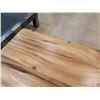 Image 14 : Papali Woodworks Monkeypod & Black Walnut Desk, Curved & Joined Together 71"x32"x30"H