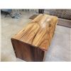 Image 23 : Papali Woodworks Monkeypod & Black Walnut Desk, Curved & Joined Together 71"x32"x30"H
