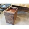 Image 24 : Papali Woodworks Monkeypod & Black Walnut Desk, Curved & Joined Together 71"x32"x30"H