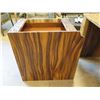 Image 25 : Papali Woodworks Monkeypod & Black Walnut Desk, Curved & Joined Together 71"x32"x30"H