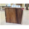 Image 32 : Papali Woodworks Monkeypod & Black Walnut Desk, Curved & Joined Together 71"x32"x30"H