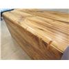 Image 33 : Papali Woodworks Monkeypod & Black Walnut Desk, Curved & Joined Together 71"x32"x30"H