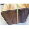 Image 37 : Papali Woodworks Monkeypod & Black Walnut Desk, Curved & Joined Together 71"x32"x30"H