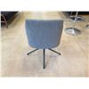 Image 3 : Poliform Stanfod Bridge S106  Modern Upholstered Swivel Chair, Woven Fabric