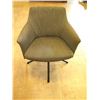 Image 4 : Poliform Stanfod Bridge S106  Modern Upholstered Swivel Chair, Woven Fabric