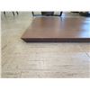 Image 3 : Large Wooden Tabletop w/ 5 Bases, 111" x 36". Bases are 29"H