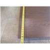 Image 8 : Large Wooden Tabletop w/ 5 Bases, 111" x 36". Bases are 29"H