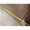 Image 9 : Large Wooden Tabletop w/ 5 Bases, 111" x 36". Bases are 29"H