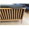 Image 8 : Potocco Spa (Made in Italy) Sofa w/ Slatted Teak Wood Back, 8 Feet Long