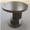 Image 1 : Holly Hunt Wooden Side Table, 27" Dia, 24" H