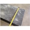 Image 10 : Molteni&C Hugo Low Table w/ Orient Gray Marble Stone Top, Wooden Base 41" x 20" x 15"