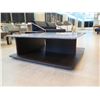 Image 3 : Molteni&C Hugo Low Coffee Table w/ Orient Gray Marble Stone Top, Wood Base 41" x 41" x 15"