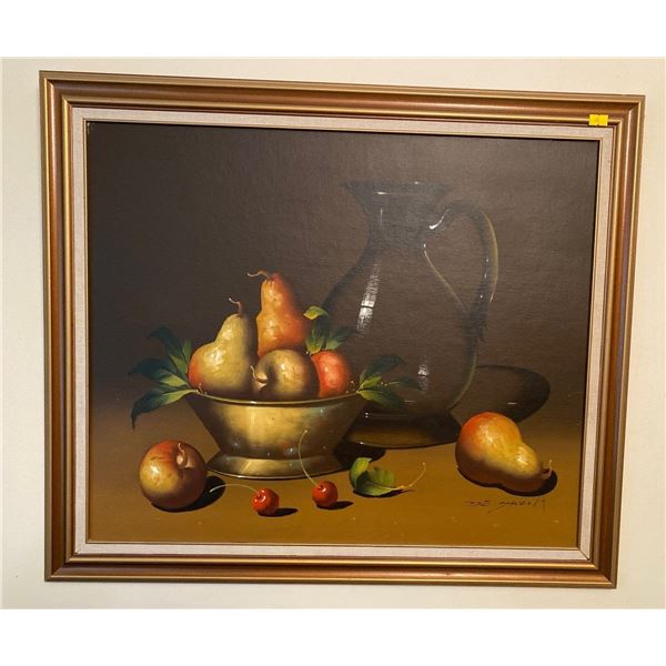 D Z Still Life Painting Fruit 28 x 24