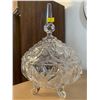 Image 2 : Crystal Collection Large Bowl With Lid 8D