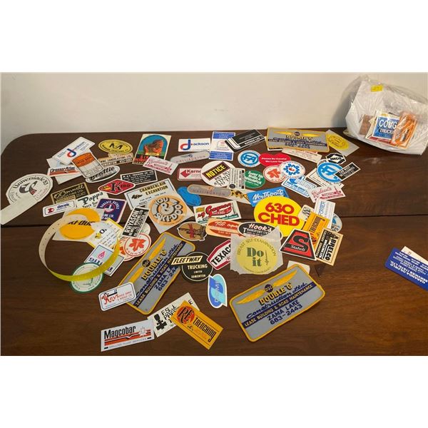 Antique Sticker & Patch Collection