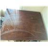Image 2 : Wood Table 45L x 36W x 30T With Stool