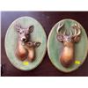 Image 1 : Antique Chalkware Deer Art