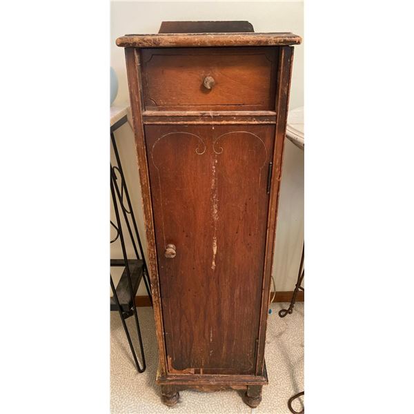 Antique Country Oak Cabinet 12W x 16D x39T