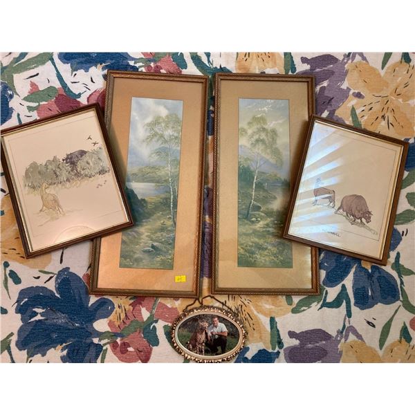 Antique Art Prints - African Animals