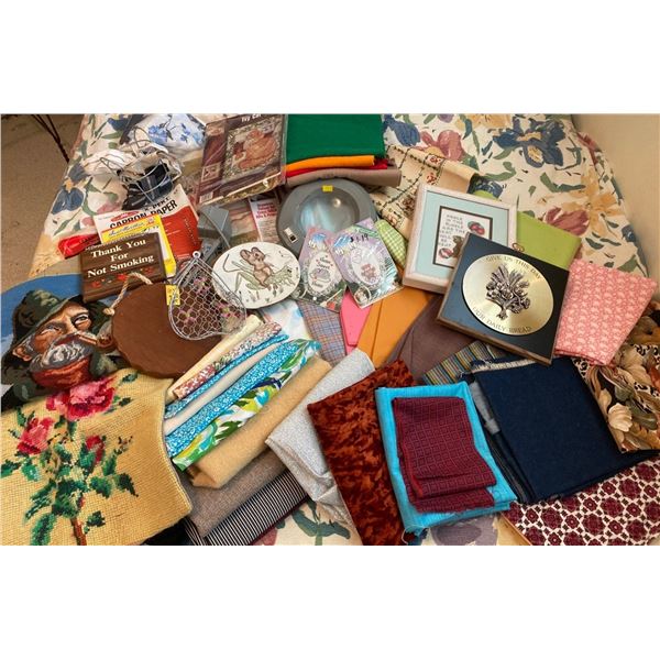 Fabric Arts & Crafts Lot