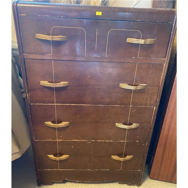Antique 4 Drawer Oak Dresser