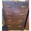 Image 1 : Antique 4 Drawer Oak Dresser