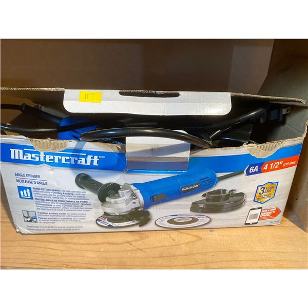 Mastercraft Angle Grinder (Like New)