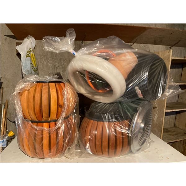 Wooden Planters & Assortment of Household Items