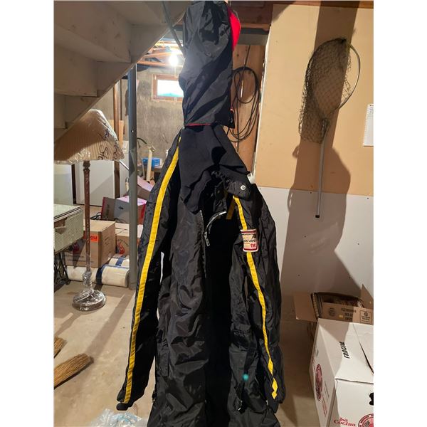 Vintage Ski-Doo Snowmobile One Piece Suit Sz Large & Two Retro Jackets