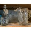 Image 1 : Collection Of Crystal Decanter, Jug & Bowl