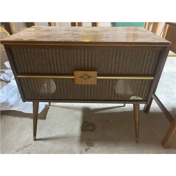 Mid Century Modern Shelburn Radio 30L x 16D x 29T Teak
