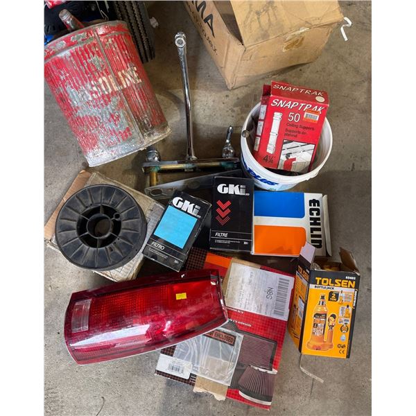 Parts & Gas Can