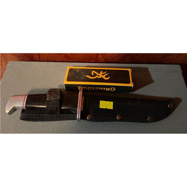 Hunting Knife & Sharpening Stone