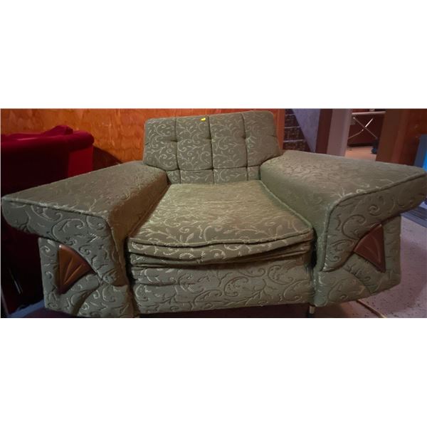 Mid Century Modern Green Chair