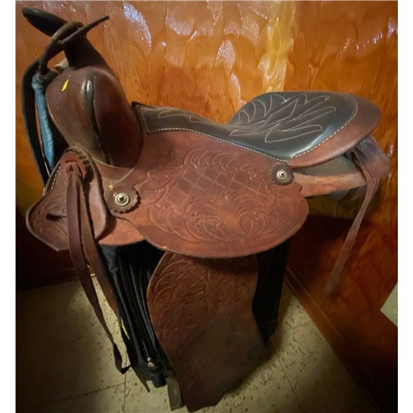 Leather Western Horse Saddle